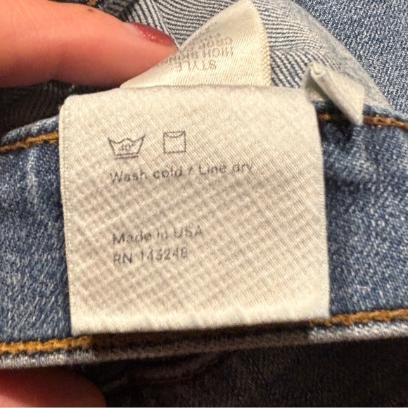 Reformation Jeans High And Skinny Crop Medium Wash Woman’s Sz 31 - Picture 5 of 14